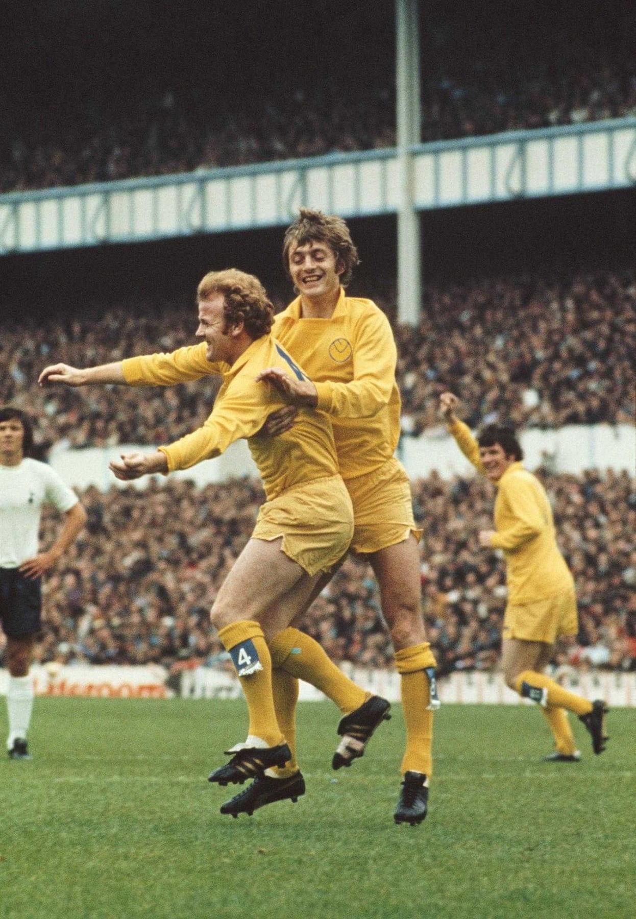 Another goal in the yellow away kit