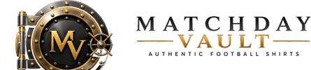 Matchday Vault horizontal logo, clearer wordmark
