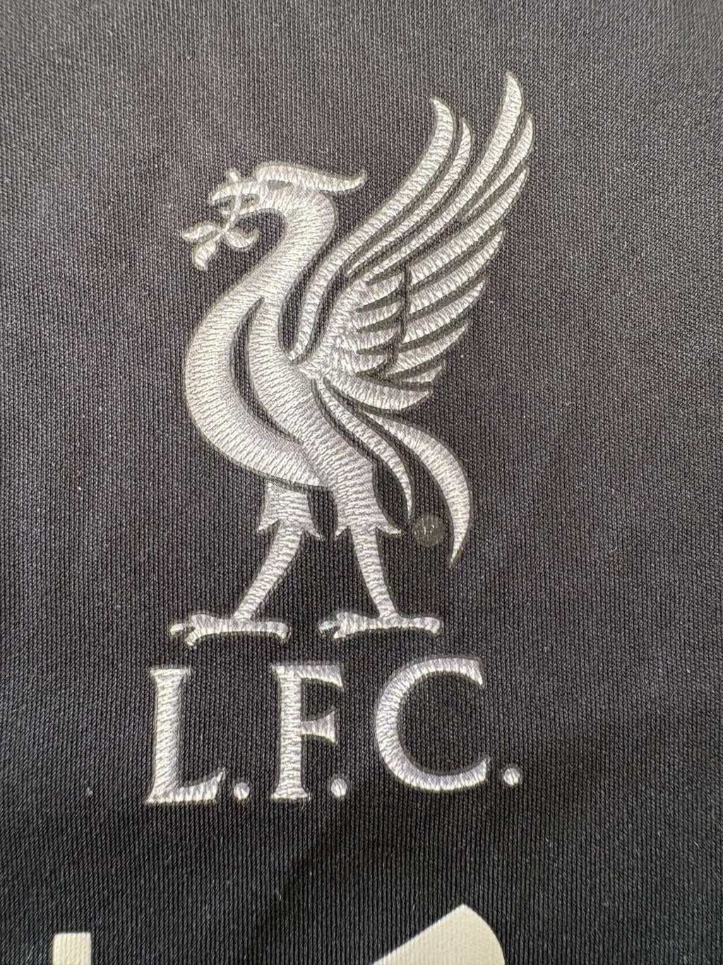Liverpool club crest on the 2016/17 away shirt
