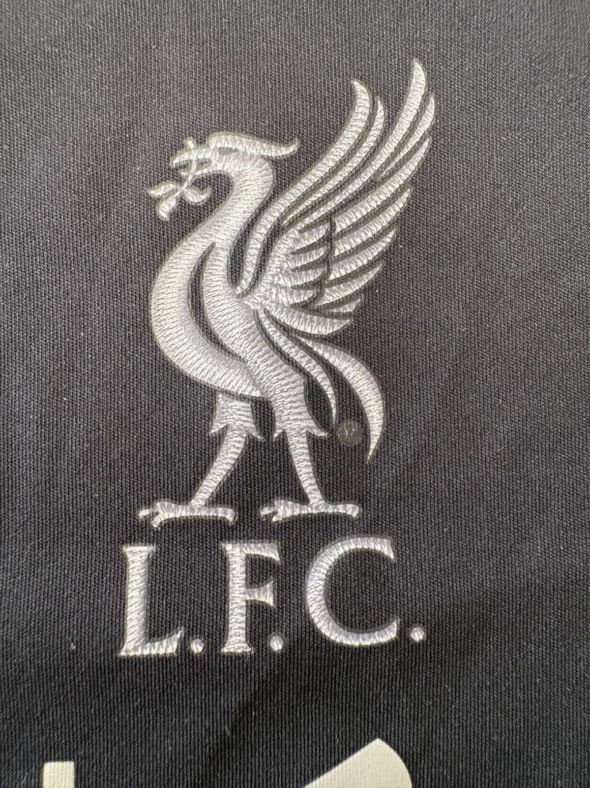 Liverpool club crest on the 2016/17 away shirt