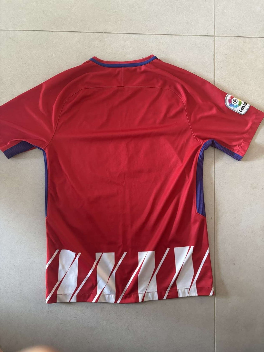 2017/18 Atlético Madrid home shirt, back