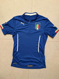 2014 Italy home shirt in blue, front, Puma