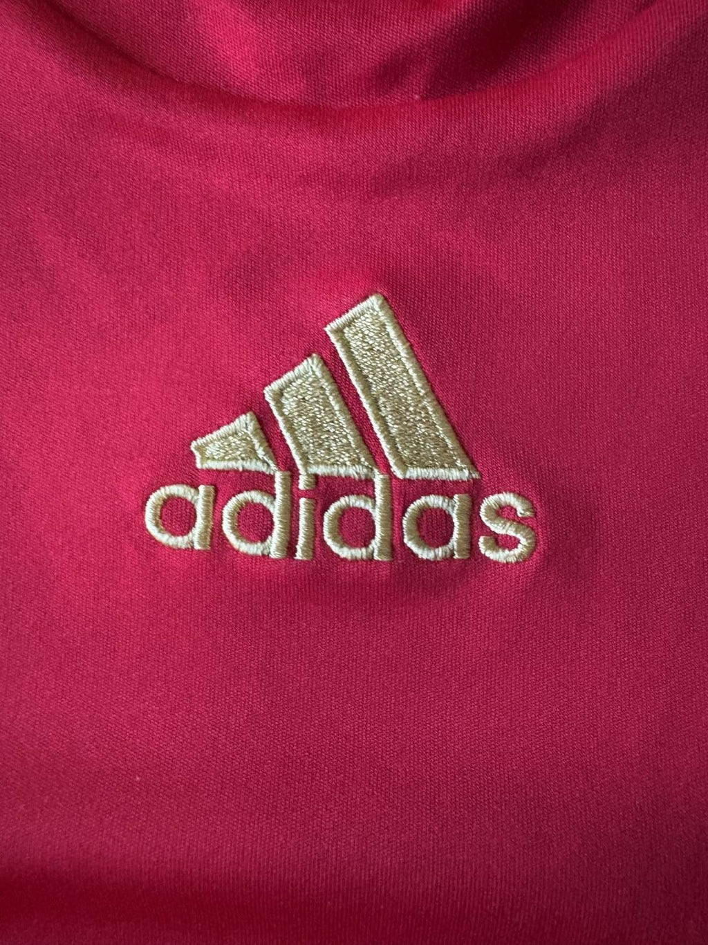 adidas logo on the 2008 Spain home shirt