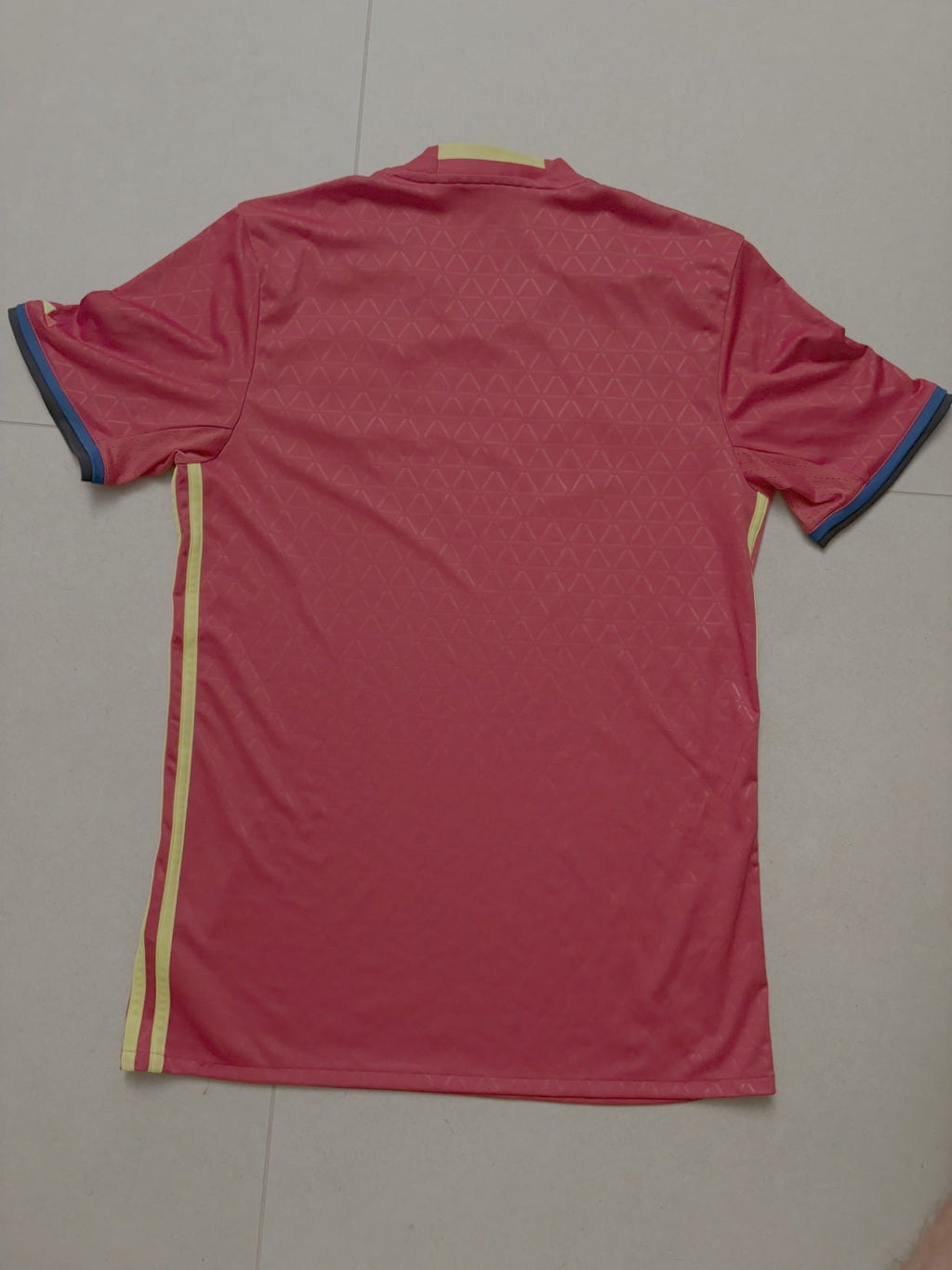 2016 Spain home shirt, back