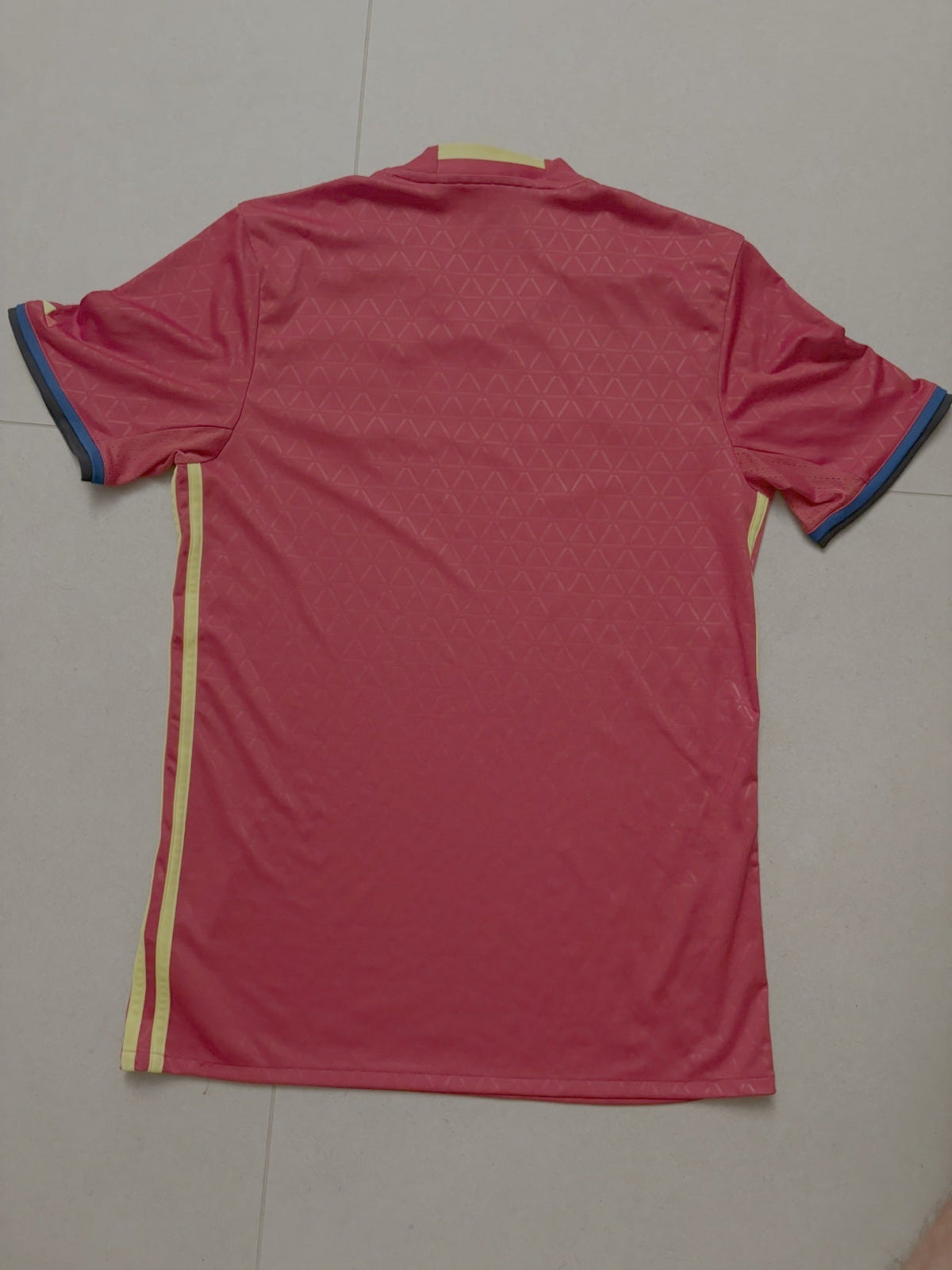 2016 Spain home shirt, back