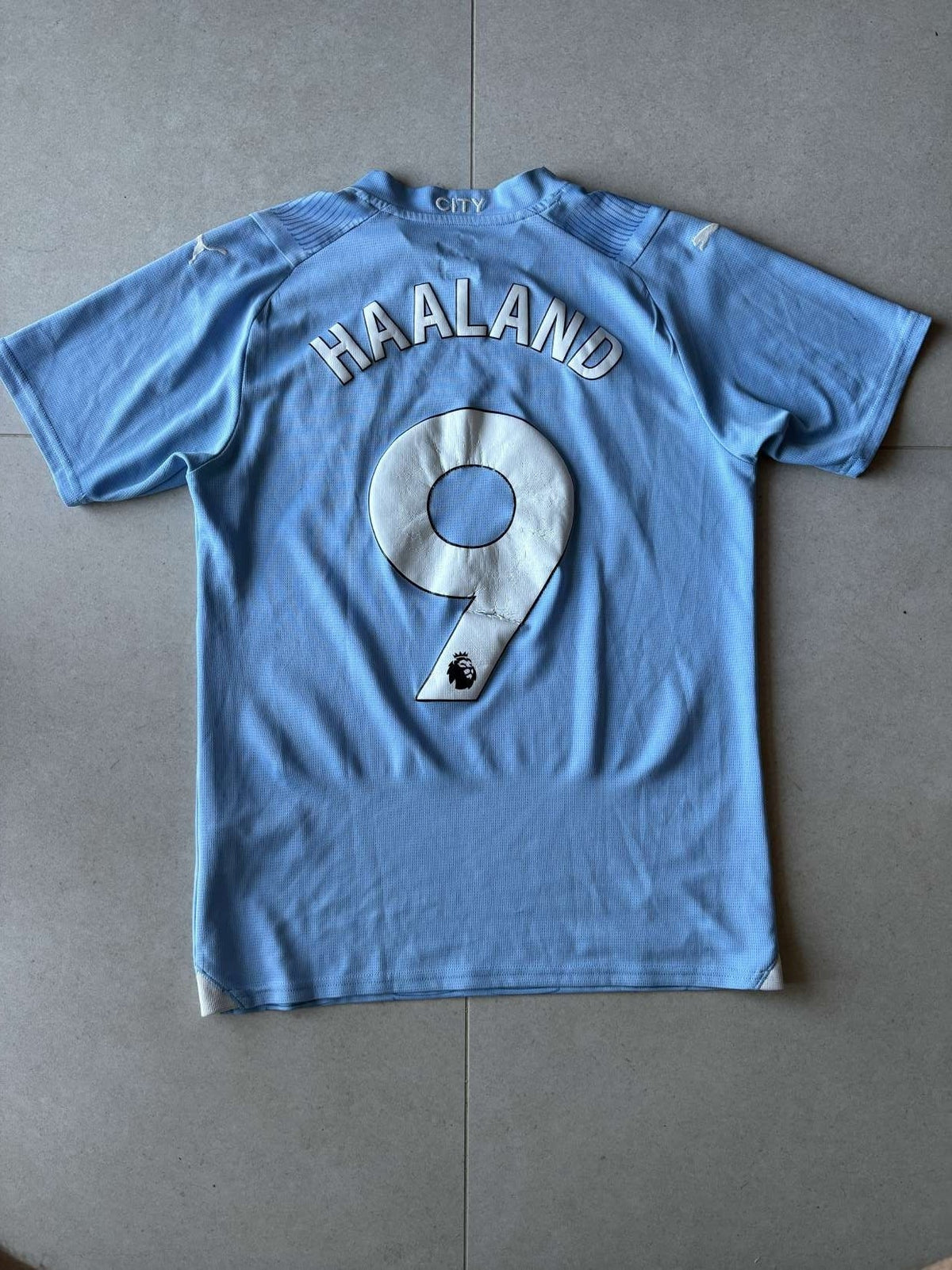 2023/24 Manchester City home shirt, back