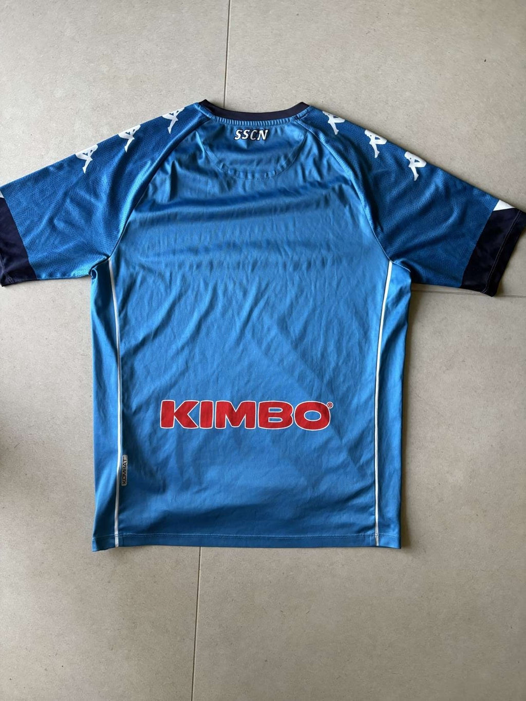 2020/21 Napoli home shirt, back