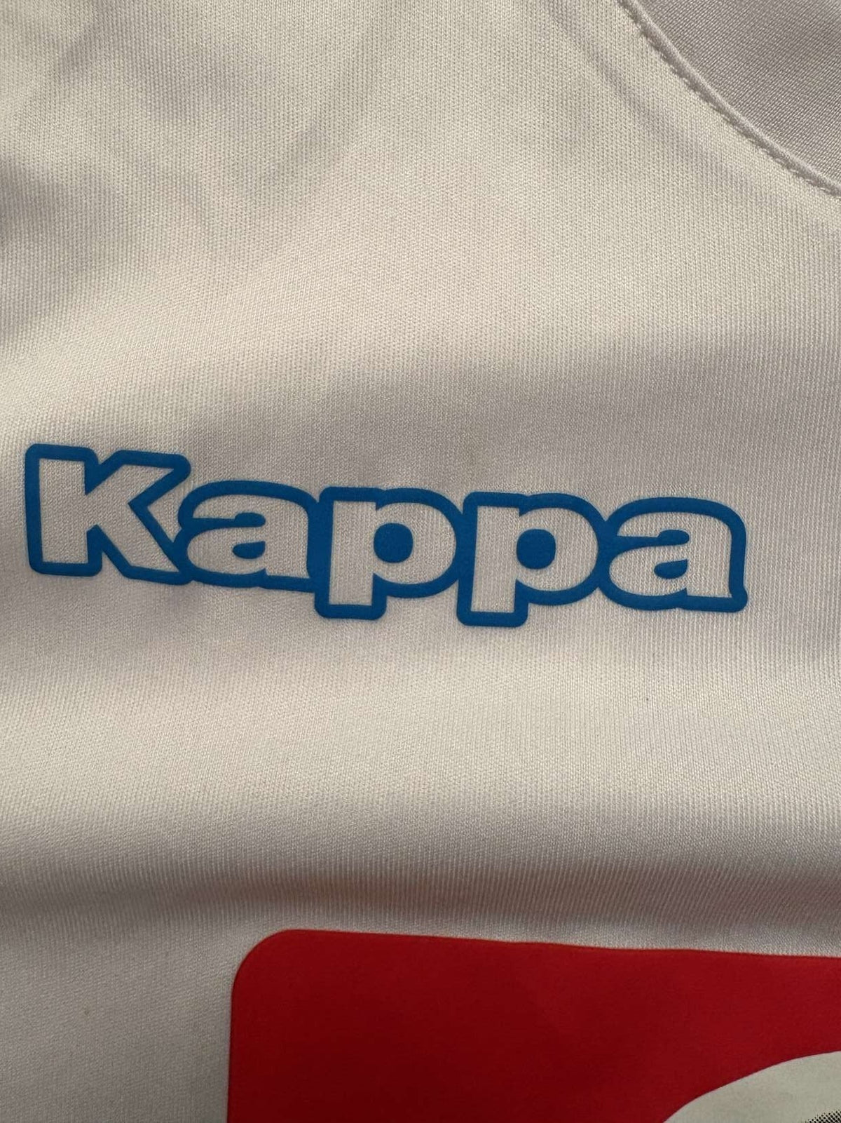 Kappa logo on the 2016/17 Napoli away shirt