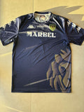 2019/20 USD Bitonto third shirt in blue, front, Kappa