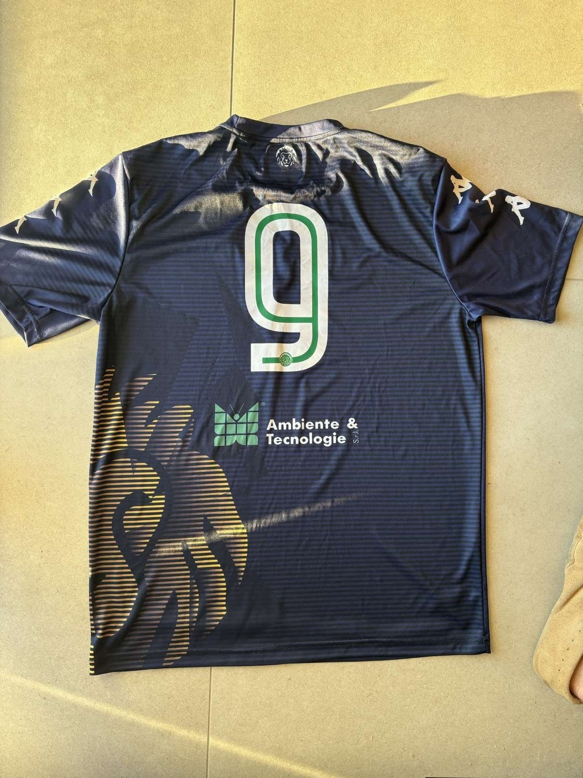 2019/20 USD Bitonto third shirt, back