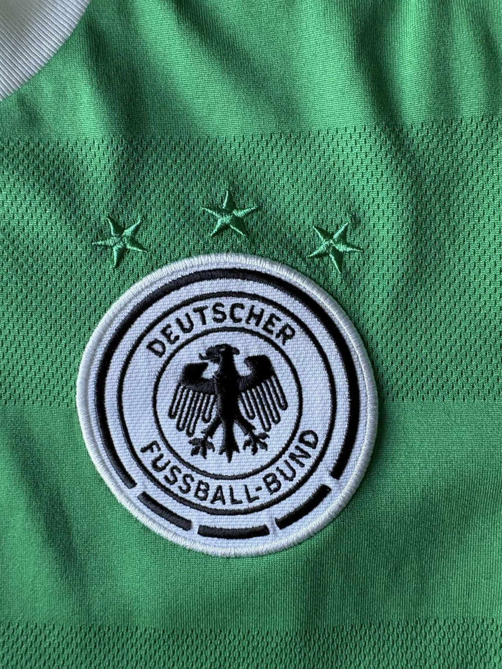 DFB crest on the 2012 Germany away shirt