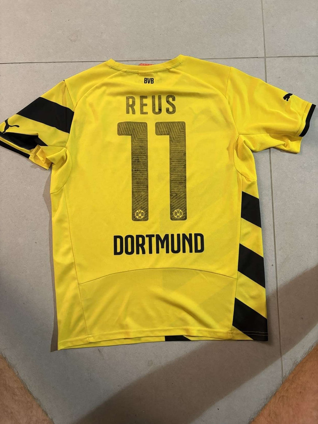 2014/15 Borussia Dortmund home shirt, back, Reus 11