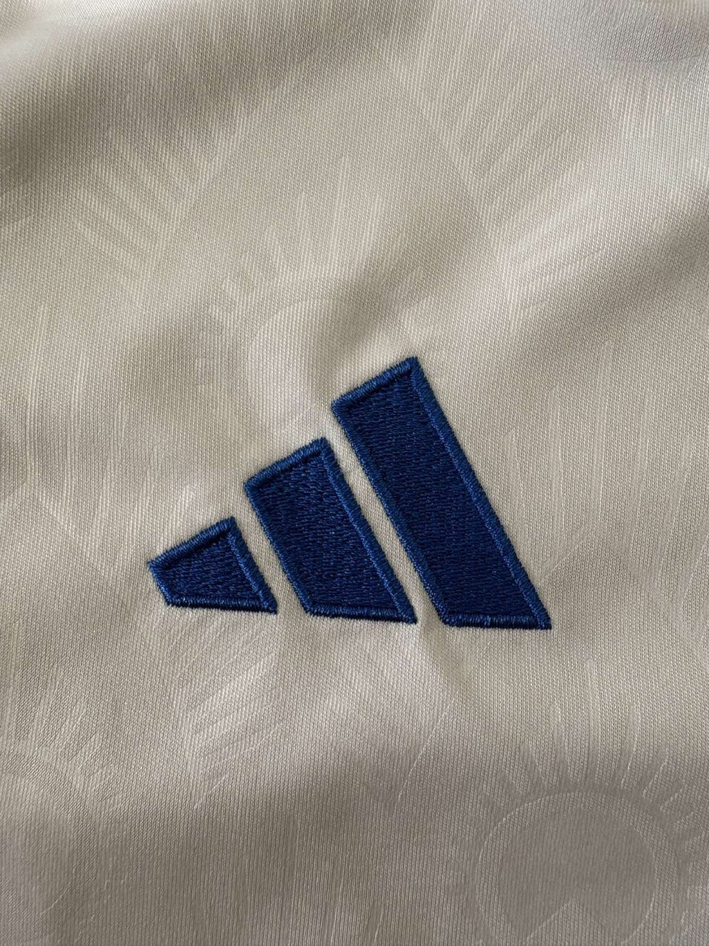 adidas branding on the 2023/24 Leeds United home shirt