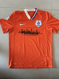 2008 Holland home shirt in orange, front, Nike with FGHbank logo