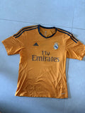 2013/14 Real Madrid third shirt in orange, front, adidas