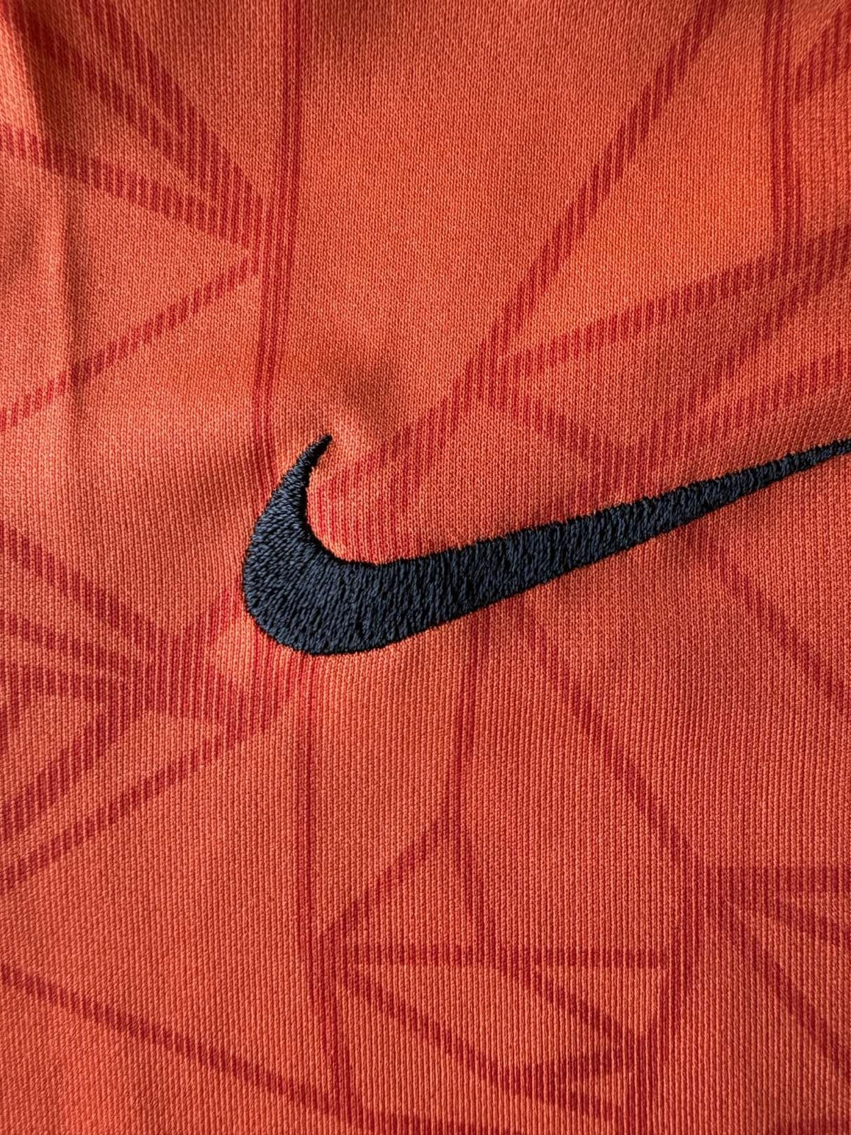 Nike logo on the 2020 Holland home shirt