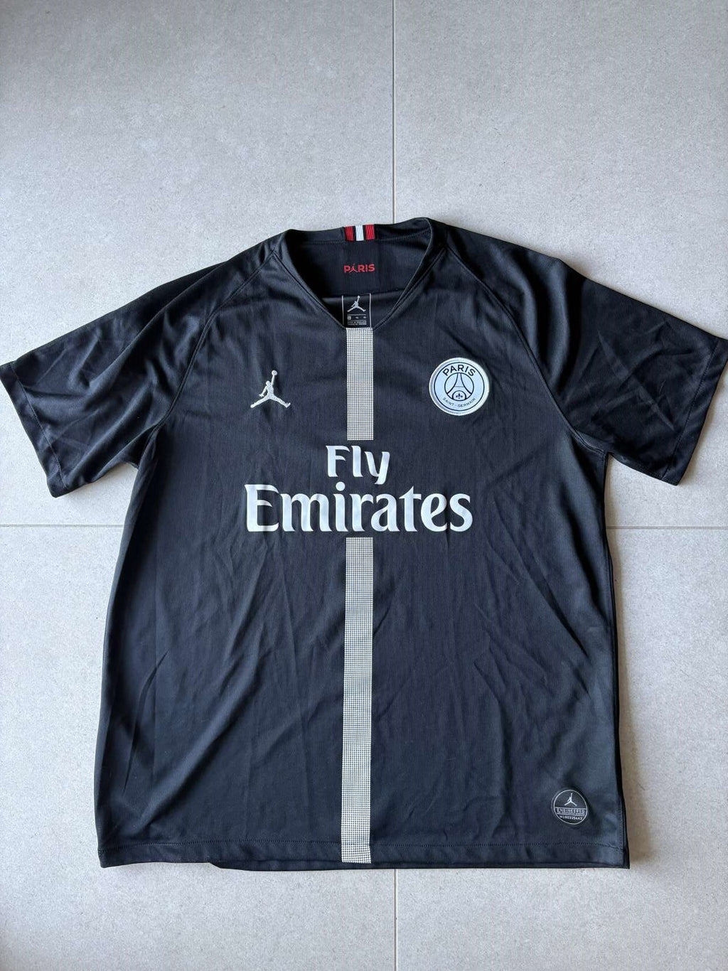 2018/19 Paris Saint-Germain Champions League shirt in black, front, Jordan