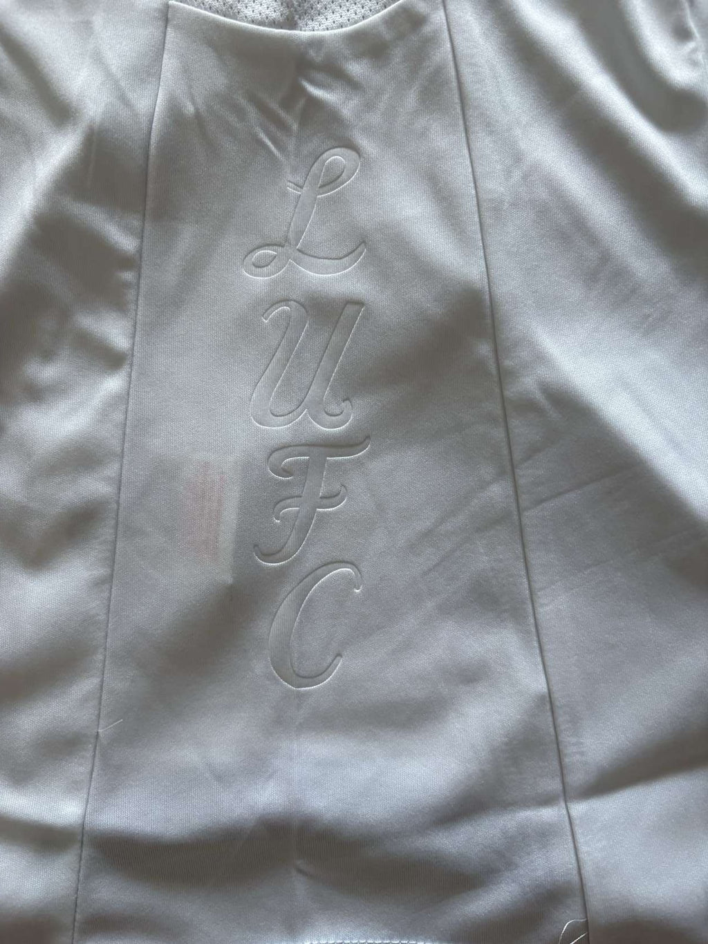 Side panel detail of the 2014/15 Leeds United home shirt
