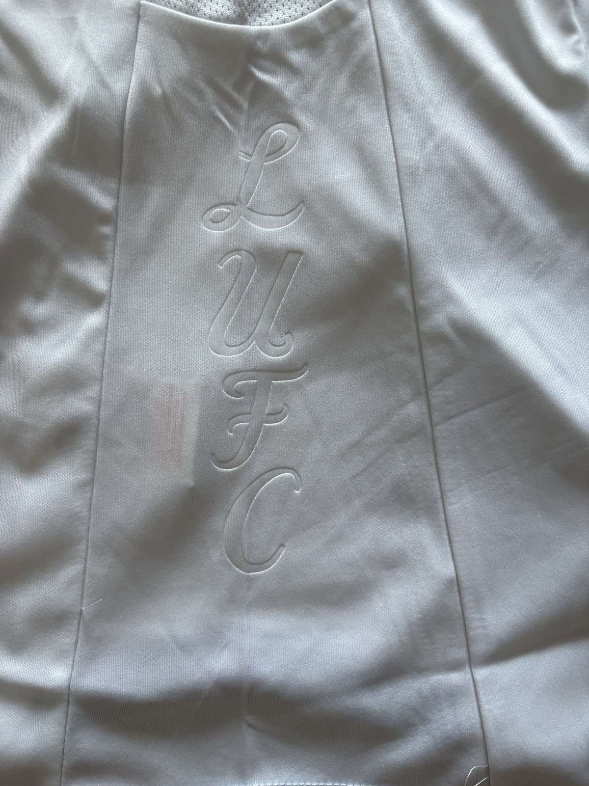 Side panel detail of the 2014/15 Leeds United home shirt