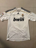 2009/10 Real Madrid home shirt, front, adidas with bwin sponsor