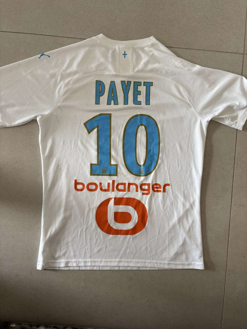 2019/20 Marseille home shirt, back, Payet