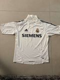2005/06 Real Madrid home shirt, front, adidas with Siemens sponsor