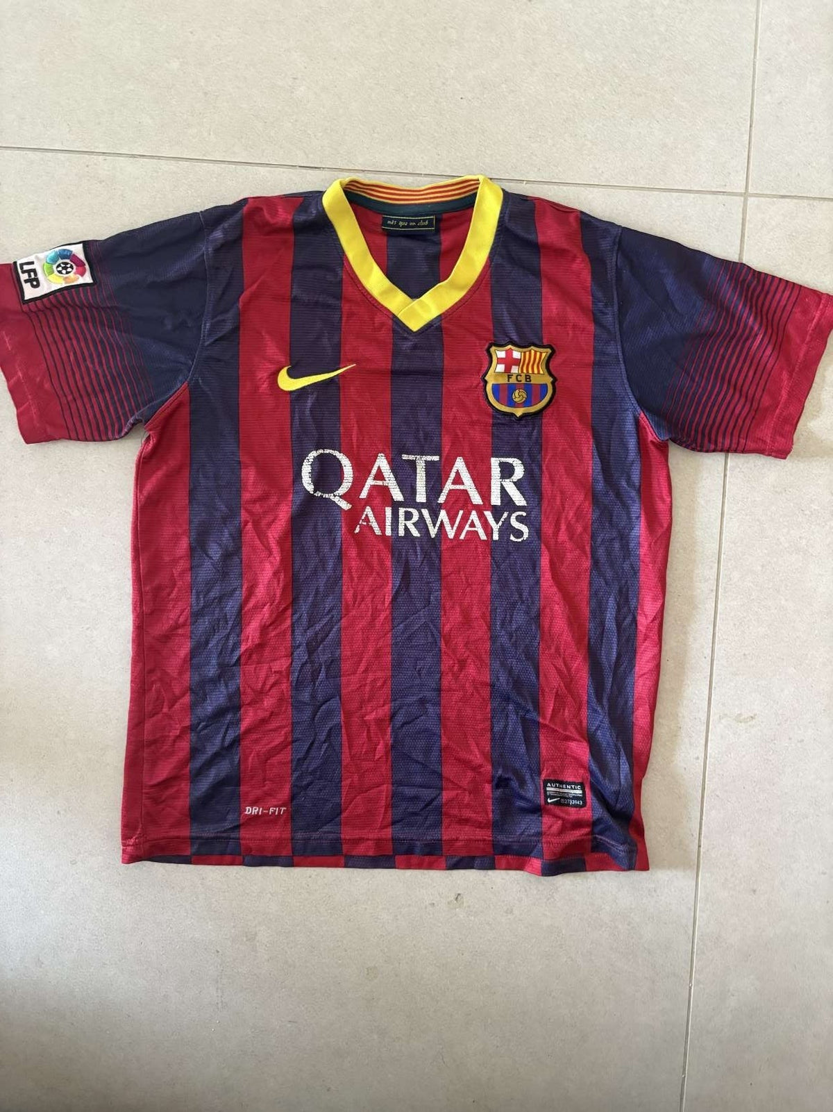 2013/14 Barcelona home shirt, front, Nike