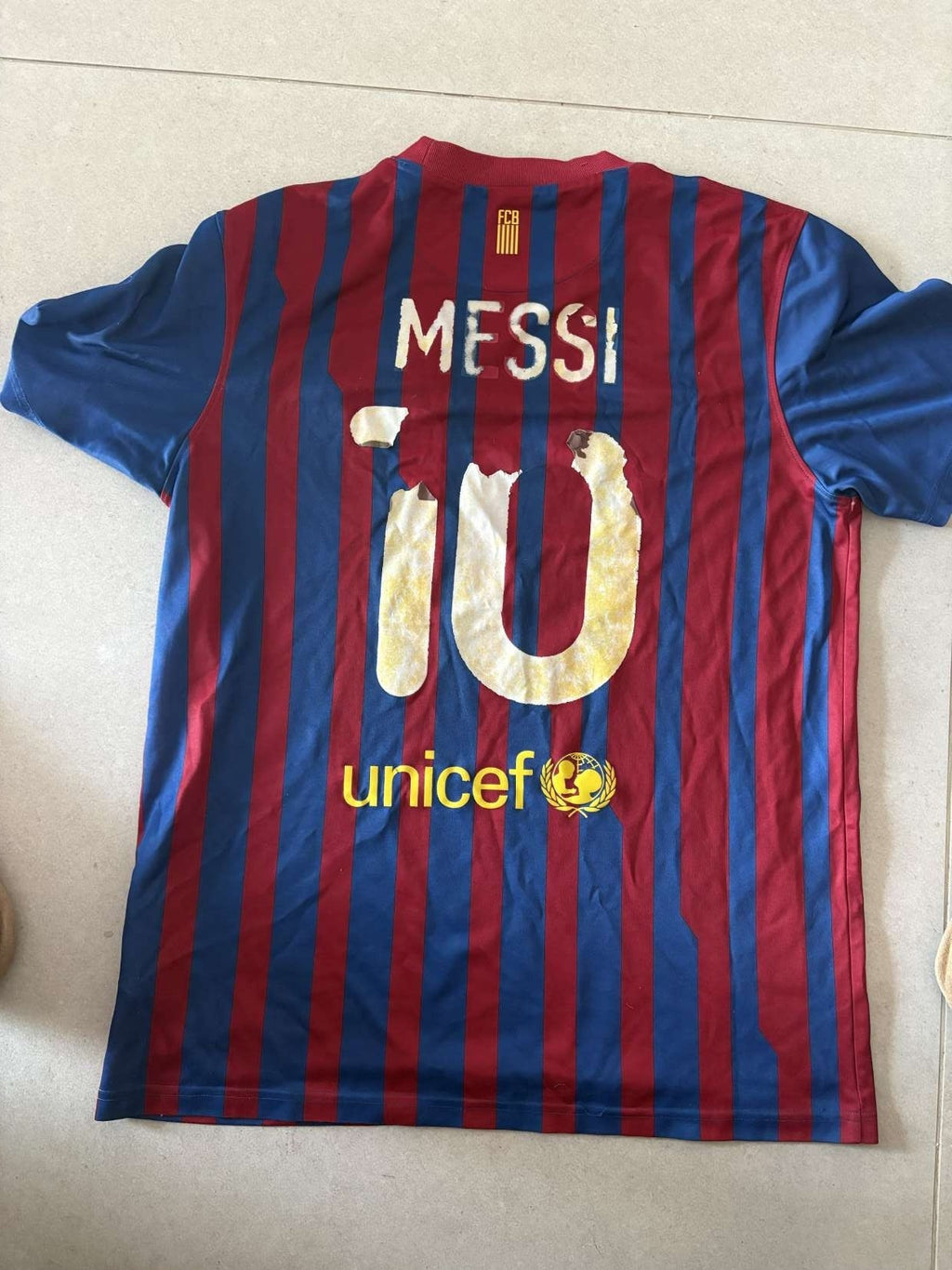 Barcelona shirt LS554, back view