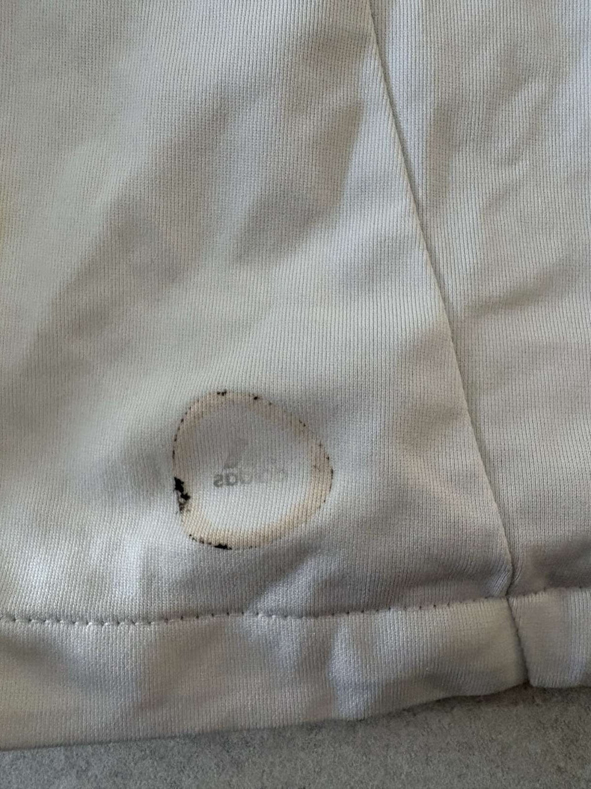 adidas authentication logo inside the 2011/12 Real Madrid home shirt