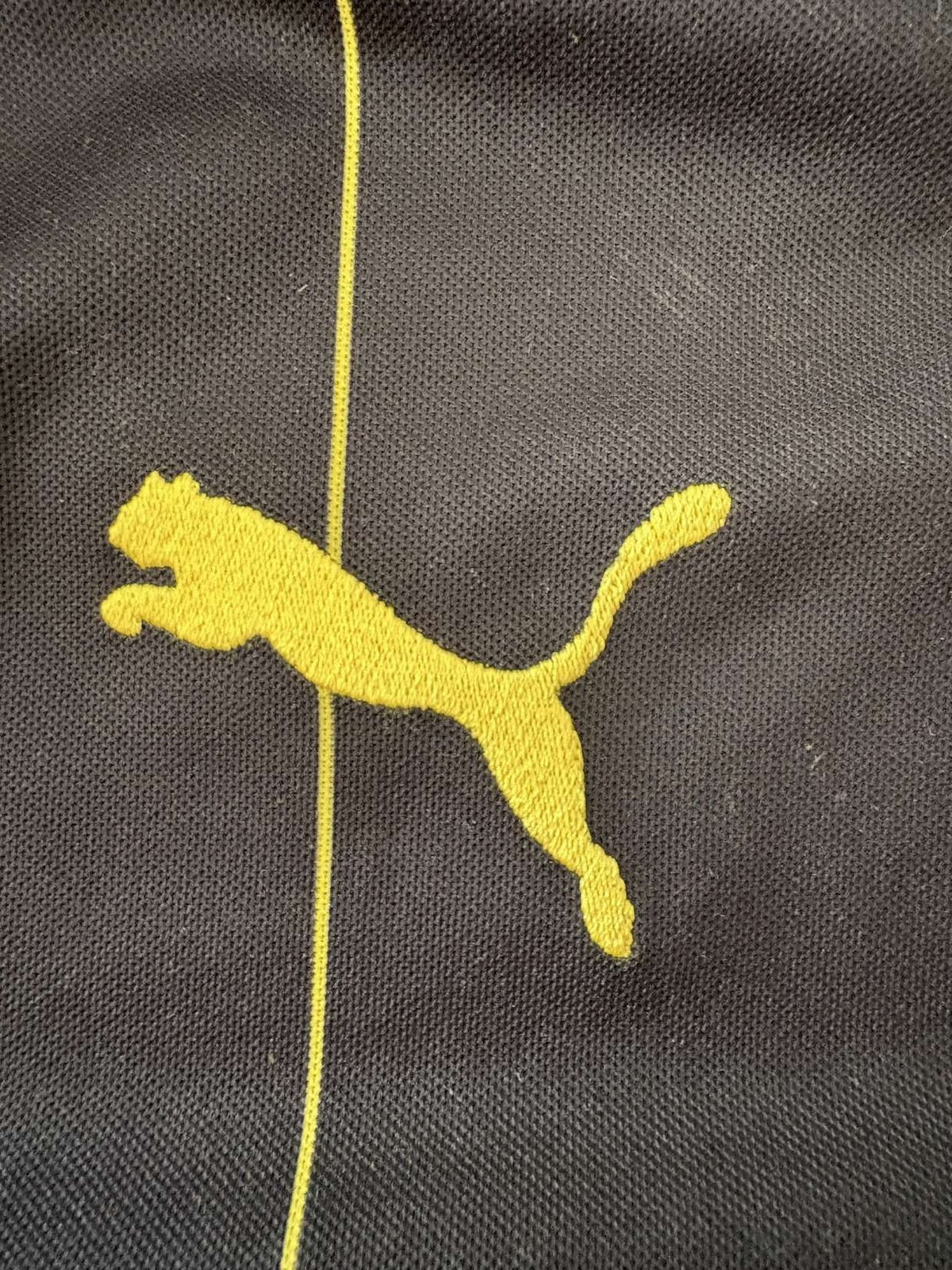 Puma branding on the 2014/15 Borussia Dortmund away shirt