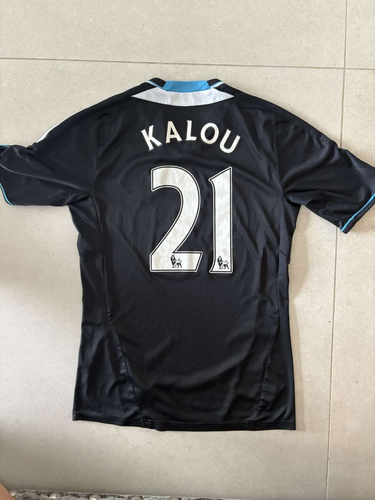 2011/12 Chelsea away shirt, back, Kalou 21