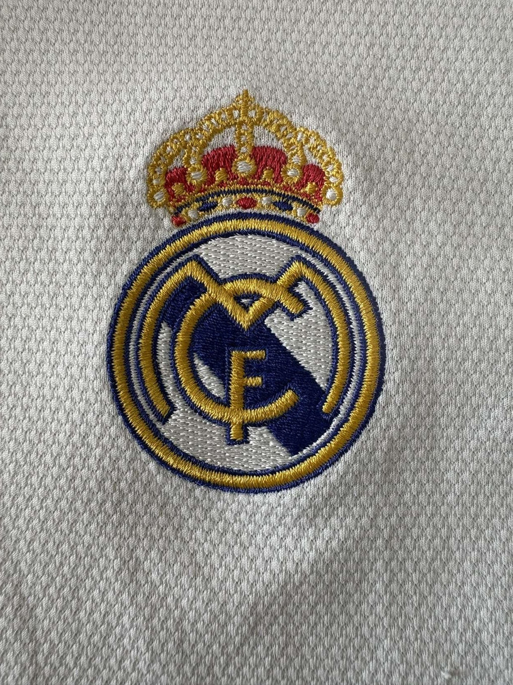 Real Madrid crest on the shirt