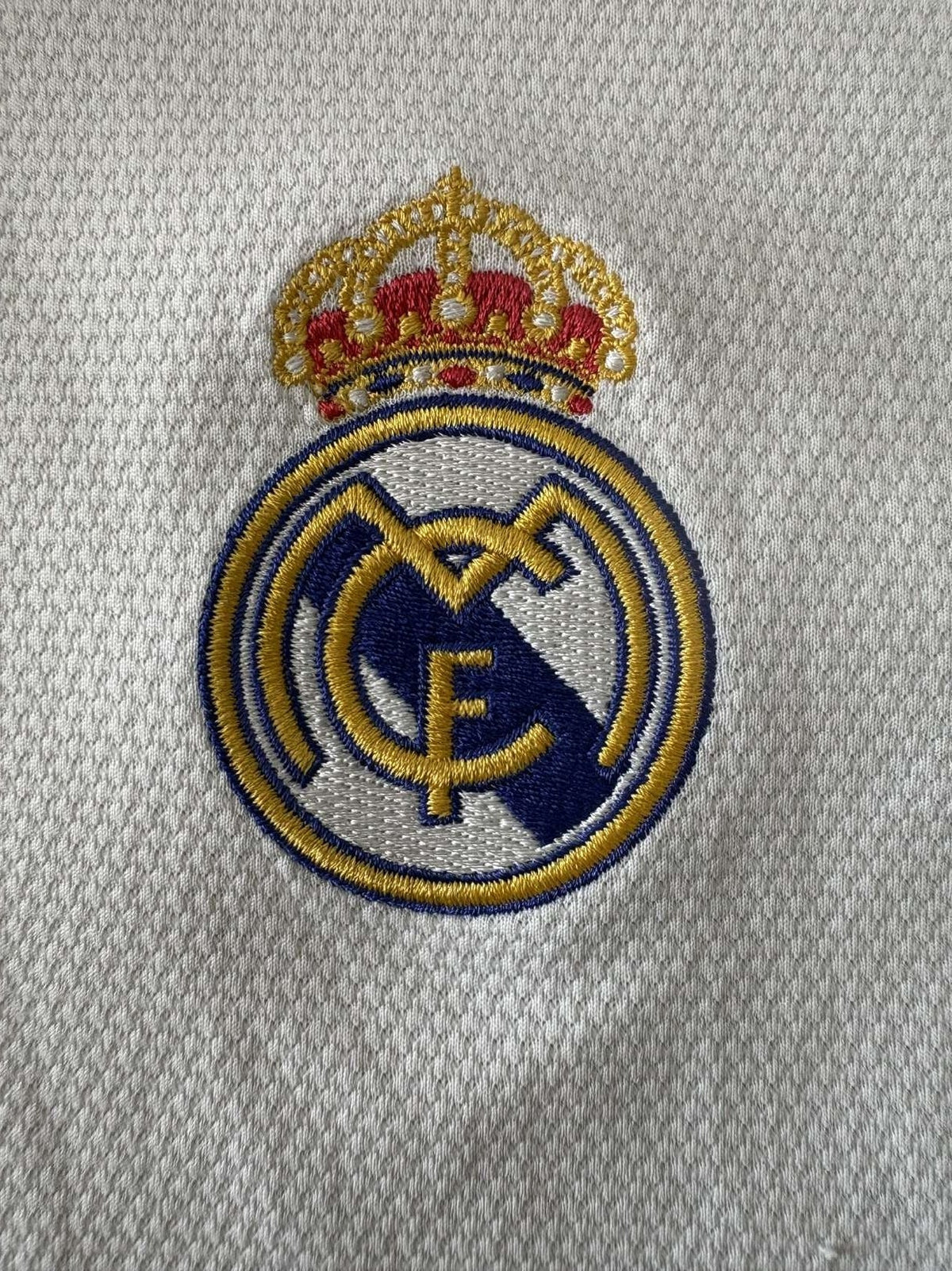 Real Madrid crest on the shirt