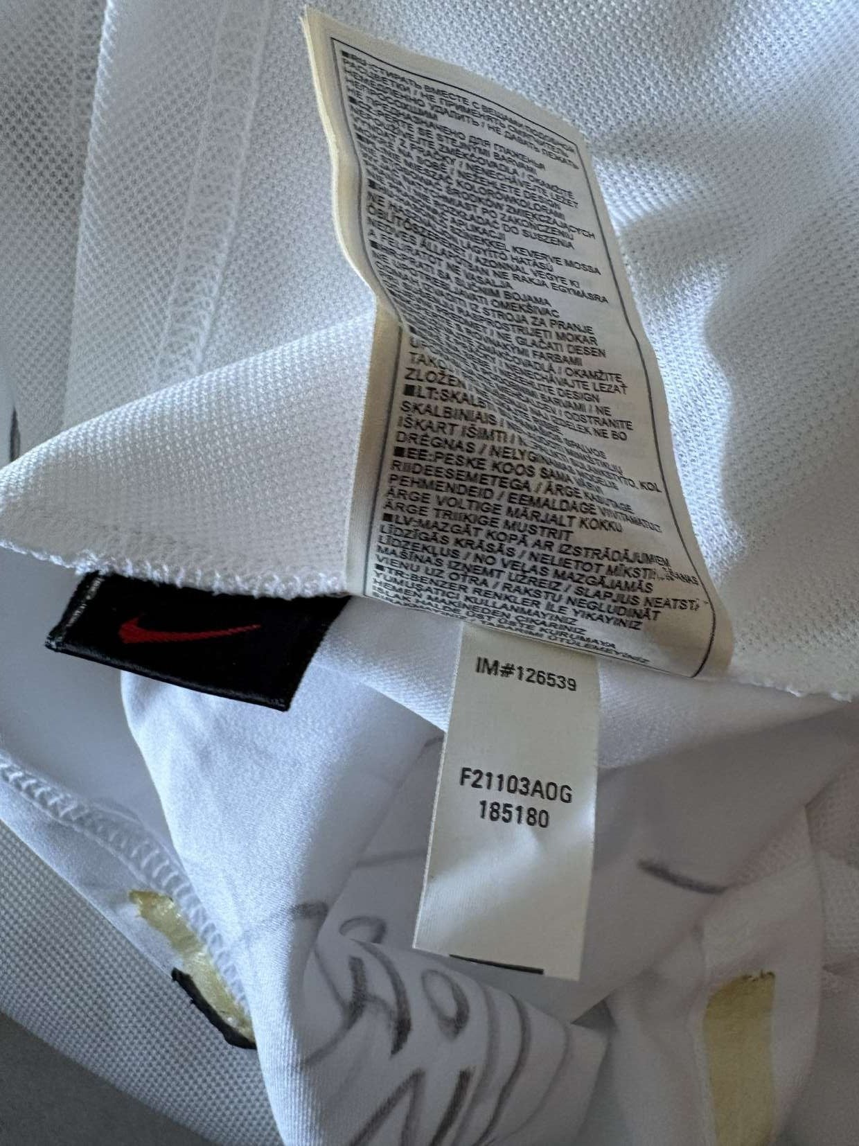 The Nike label