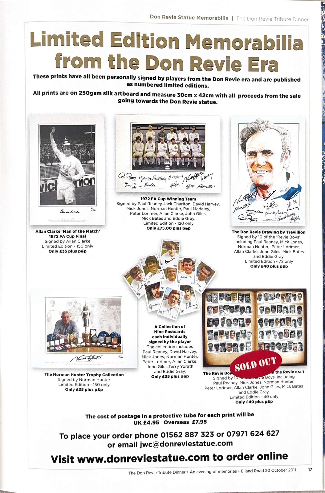 Don Revie memorabilia collection